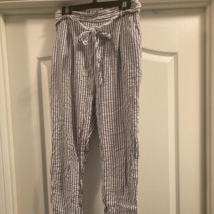 Pinstripe pants